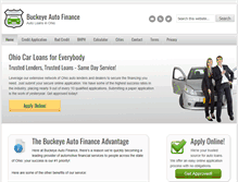 Tablet Screenshot of buckeyeautofinance.com